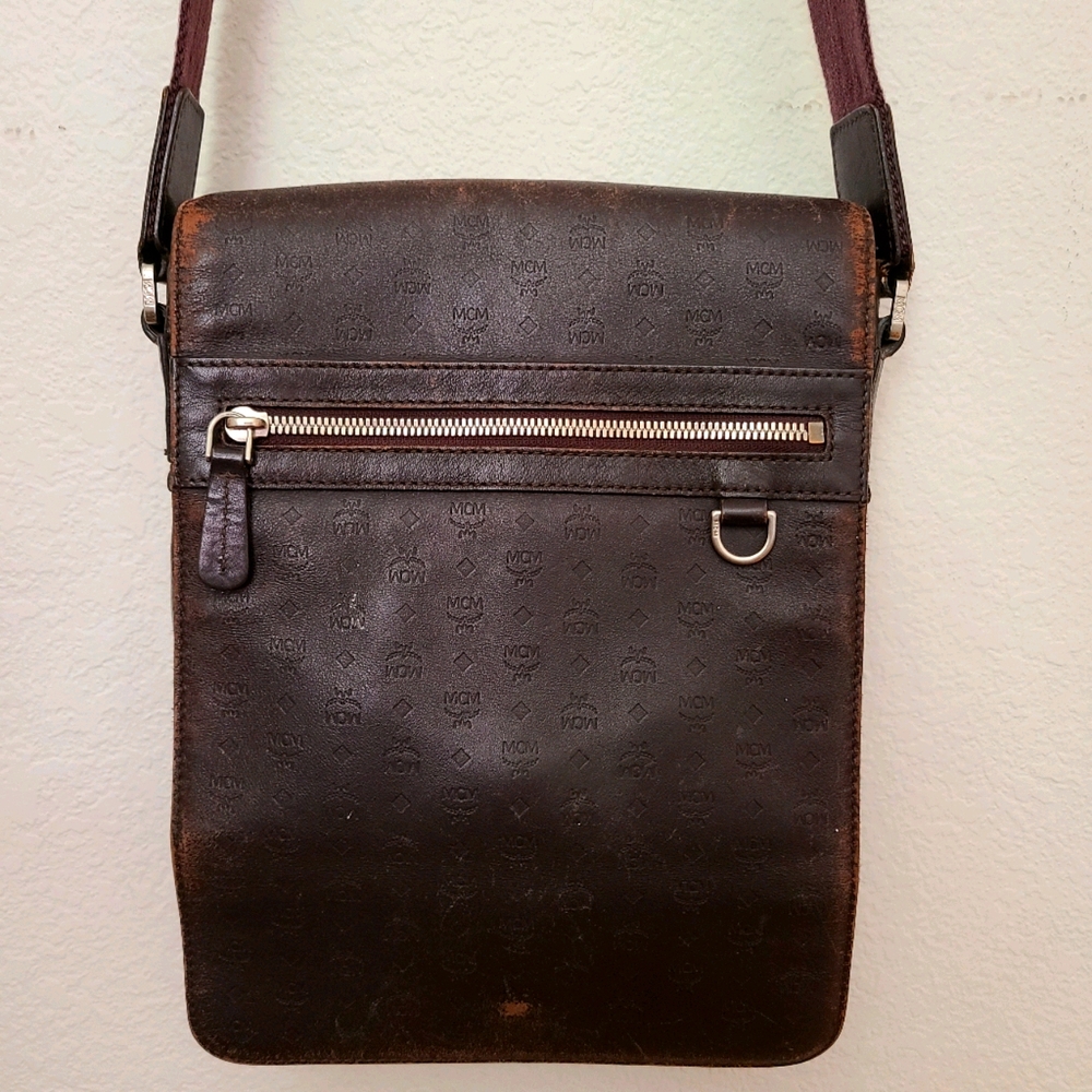🤎 Vintage messenger leather bag | authentic